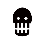 Skull silhouette 1